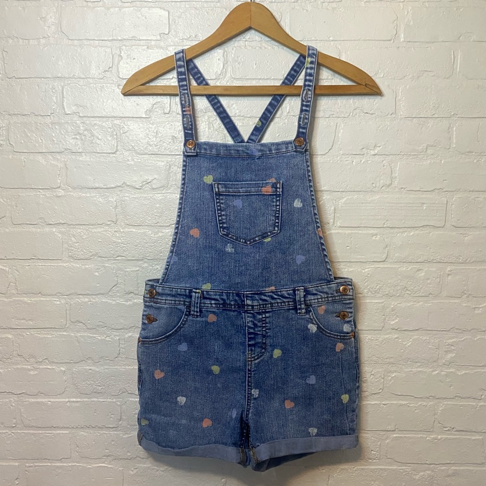 Cat & Jack Girls Shorts Overalls Denim